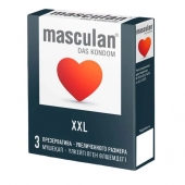 Презервативы увеличенного размера Masculan XXL - 3 шт. - Masculan - купить с доставкой в Сочи