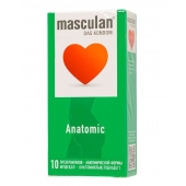 Презервативы анатомической формы Masculan Anatomic - 10 шт. - Masculan - купить с доставкой в Сочи