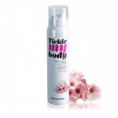 Массажная хрустящая пенка Tickle My Body Cherry Blossom с ароматом вишневого цвета - 150 мл. - Love to Love - купить с доставкой в Сочи