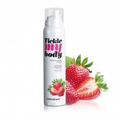 Массажная хрустящая пенка Tickle My Body Strawberry с ароматом клубники - 150 мл. - Love to Love - купить с доставкой в Сочи