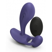 Темно-синий вибромассажер Witty P G Vibrator with Remote Control - Love to Love - в Сочи купить с доставкой