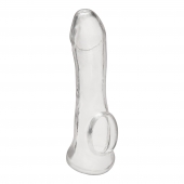 Прозрачная насадка на пенис Transparent Penis Enhancing Sleeve Extension - 15,9 см. - BlueLine - в Сочи купить с доставкой