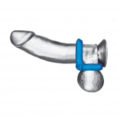 Комплект из 2 эрекционных колец-восьмерок 2-Pack Duo Cock And Ball Stamina Enhancement Ring - BlueLine - в Сочи купить с доставкой