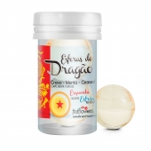 Интимный гель Esferas do Dragao Hot Ball с охлаждающе-разогревающим эффектом (2 шарика по 3 гр.) - HotFlowers - купить с доставкой в Сочи