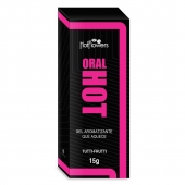 Гель для оральных ласк Oral Hot с согревающим эффектом - 15 гр. - HotFlowers - купить с доставкой в Сочи