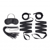 Эротический набор 4PC Bondage Bed Strap   Flogger Kit - Lux Fetish - купить с доставкой в Сочи