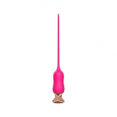 Розовый тонкий стимулятор Nipple Vibrator - 23 см. - I-MOON - купить с доставкой в Сочи