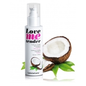 Съедобное согревающее массажное масло Love Me Tender Cocos с ароматом кокоса - 100 мл. - Love to Love - купить с доставкой в Сочи
