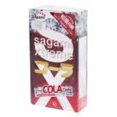 Ароматизированные презервативы Sagami Xtreme COLA - 10 шт. - Sagami - купить с доставкой в Сочи