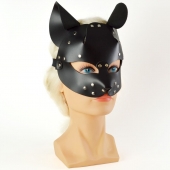 Черная кржаная маска Pussy - Sitabella - купить с доставкой в Сочи