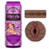 Коричневый мастурбатор-вагина Pleasure Brew Masturbator-Wild Ale в банке - Lovetoy - в Сочи купить с доставкой