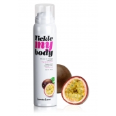 Массажная хрустящая пенка Tickle my body с ароматом маракуйи - 150 мл. - Love to Love - купить с доставкой в Сочи