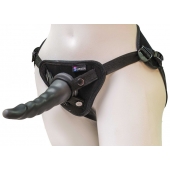 Комплект из трусиков Harness и двух насадок - 20,5 и 18 см. - LOVETOY (А-Полимер) - купить с доставкой в Сочи