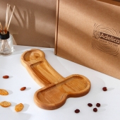 Деревянное блюдо для подачи в форме члена (32,5 х 20 х 1,7 см) - Сима-Ленд - купить с доставкой в Сочи