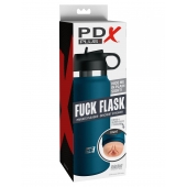 Мастурбатор-вагина в синей колбе F*ck Flask - Pipedream - в Сочи купить с доставкой