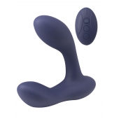 Синий массажер простаты с двумя моторами P-Bliss - Lola Games - в Сочи купить с доставкой