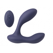 Синий массажер простаты с двумя моторами P-Bliss - Lola Games - в Сочи купить с доставкой