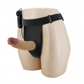 Полый вибрострапон на регулируемых трусиках Draven - 17,5 см. - Baile - купить с доставкой в Сочи