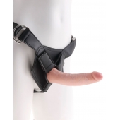 Страпон на виниловых трусиках Strap-on Harness Cock - 17,8 см. - Pipedream - купить с доставкой в Сочи