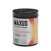 Анатомические презервативы MAXUS Sensual - 15 шт. - Maxus - купить с доставкой в Сочи