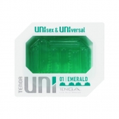 Зеленый мастурбатор-стимулятор Tenga Uni Emerald - Tenga - в Сочи купить с доставкой