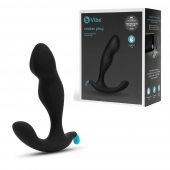 Черный утяжеленный анальный стимулятор Rocker Plug - 12 см. - b-Vibe - в Сочи купить с доставкой