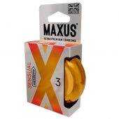 Презервативы анатомической формы Maxus Sensual - 3 шт. - Maxus - купить с доставкой в Сочи
