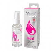 Возбуждающая силиконовая вагинальная смазка Yes Heat - 50 мл. - Sitabella - купить с доставкой в Сочи