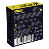 Ультратонкие презервативы Ganzo Ultra thin - 3 шт. - Ganzo - купить с доставкой в Сочи