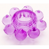 Мягкая фиолетовая гелевая насадка - Toyfa Basic - в Сочи купить с доставкой