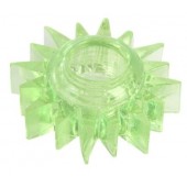Зеленое эрекционное кольцо-солнце - Toyfa Basic - в Сочи купить с доставкой