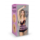 Двусторонний мастурбатор Misha Maver - 22 см. - ФлешНаш - в Сочи купить с доставкой