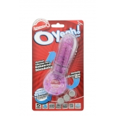 Фиолетовое эрекционное кольцо с вибрацией и пальчиком OYEAH PURPLE - Screaming O - в Сочи купить с доставкой