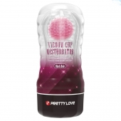 Прозрачный текстурированный мастурбатор Vacuum Cup Masturbator Black Hole - Baile - в Сочи купить с доставкой