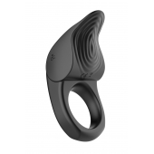 Черное эрекционное виброкольцо Vibro Lust Ring - MALESATION - в Сочи купить с доставкой