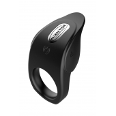 Черное эрекционное виброкольцо Vibro Lust Ring - MALESATION - в Сочи купить с доставкой