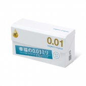 Увлажнённые презервативы Sagami Original 0.01 Extra Lub - 12 шт. - Sagami - купить с доставкой в Сочи