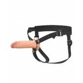 Полый страпон на ремнях 6’’ Hollow Silicone Strap-on - Pipedream - купить с доставкой в Сочи