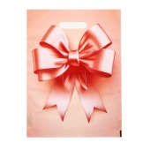 Пакет с принтом в виде банта с вырубной ручкой (30х40 см) - Сима-Ленд - купить с доставкой в Сочи