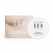 Массажная свеча для всего тела Slow Sex - 50 гр. - Bijoux Indiscrets - купить с доставкой в Сочи