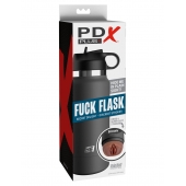 Смуглый мастурбатор-вагина в корпусе-бутылке F*ck Flask - Pipedream - в Сочи купить с доставкой