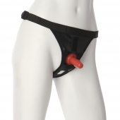 Трусики со штырьком для фиксации насадок Ultra Harness with Plug - Doc Johnson - купить с доставкой в Сочи
