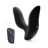 Черный вибромассажер простаты 3,5’’ Remote Control Curve P-spot Massager - 12 см. - Erokay - в Сочи купить с доставкой