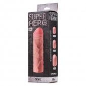 Фаллоудлинитель SUPER HERO Dewil - 17,5 см. - Lola Games - в Сочи купить с доставкой