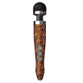 Беспроводной wand-вибратор Doxy Die Cast 3R с тигровым принтом на рукояти - 28 см. - Doxy