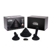 Конусный вибромассажер Cowgirl Cone с 2 насадками - CowGirl - купить с доставкой в Сочи