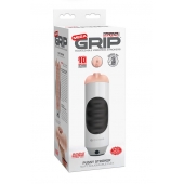 Мастурбатор-вагина Extreme Toyz Mega Grip Vibrating Stroker Mouth - Pipedream - в Сочи купить с доставкой