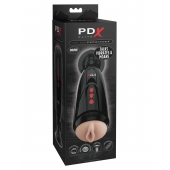 Мастурбатор-вагина с вибрацией Dirty Talk Starter Stroker - Pipedream - в Сочи купить с доставкой