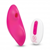 Розовый клиторальный вибромассажер Suck n’ Go - Together Toy