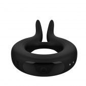 Черное эрекционное кольцо Marry Me Rechargeable Vibrating Cockring - Adrien Lastic - в Сочи купить с доставкой